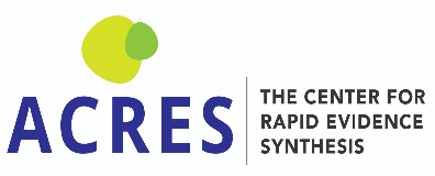 Center For Rapid Evidence Synthesis~